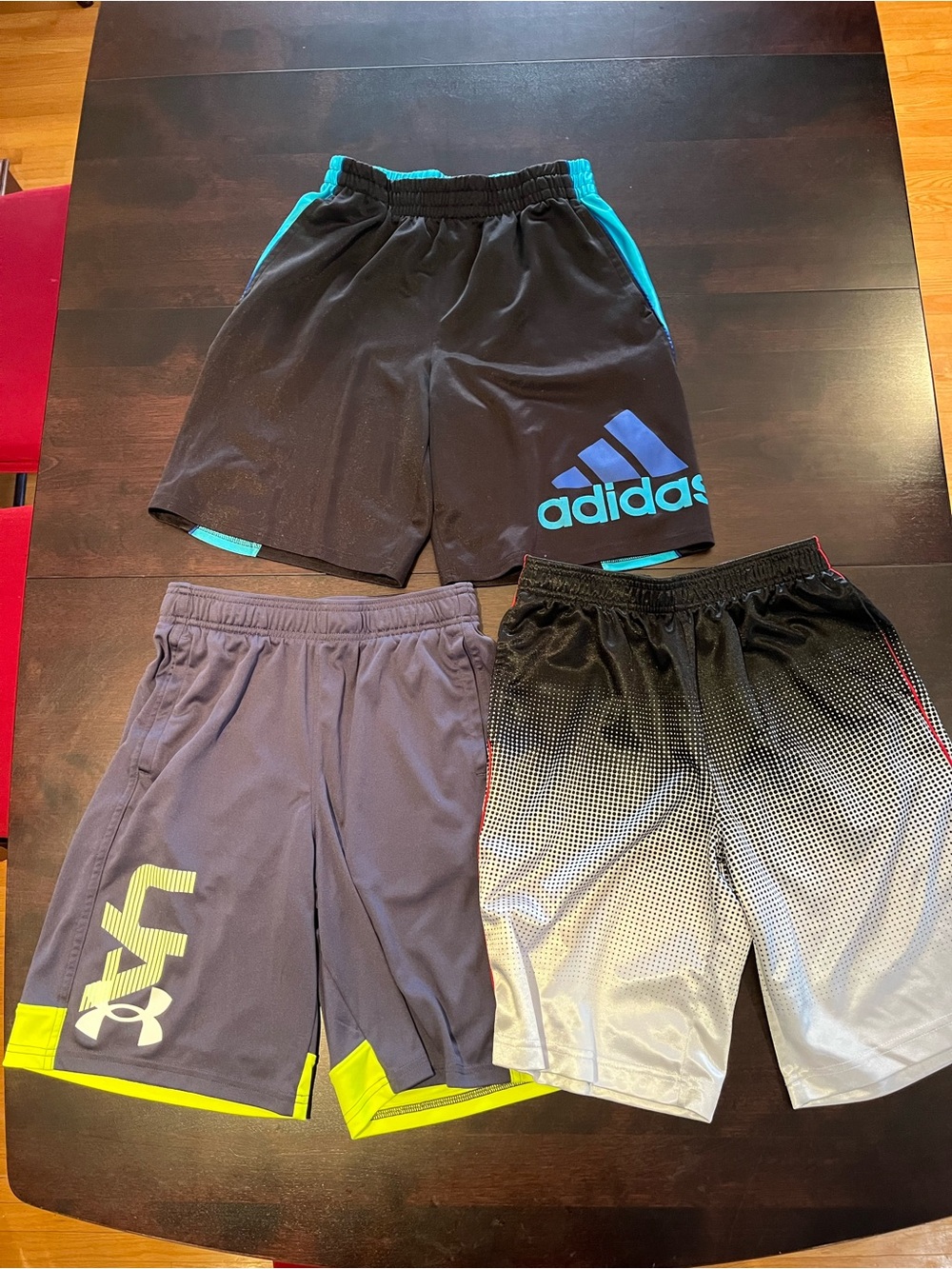 Adidas / Under Armour/ AND1 kids short set (youth large)